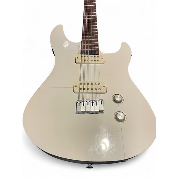 Used Yamaha RGX A2 Chrome Silver Solid Body Electric Guitar