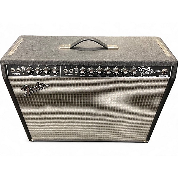 Used Fender 1965 Reissue Twin Reverb 85W 2x12 Tube Guitar Combo Amp