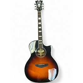Used D'Angelico Premier Delancey Cutaway Dreadnought 2 Tone Sunburst Acoustic Electric Guitar