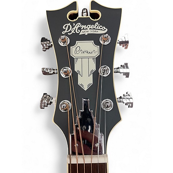 Used D'Angelico Premier Delancey Cutaway Dreadnought 2 Tone Sunburst Acoustic Electric Guitar