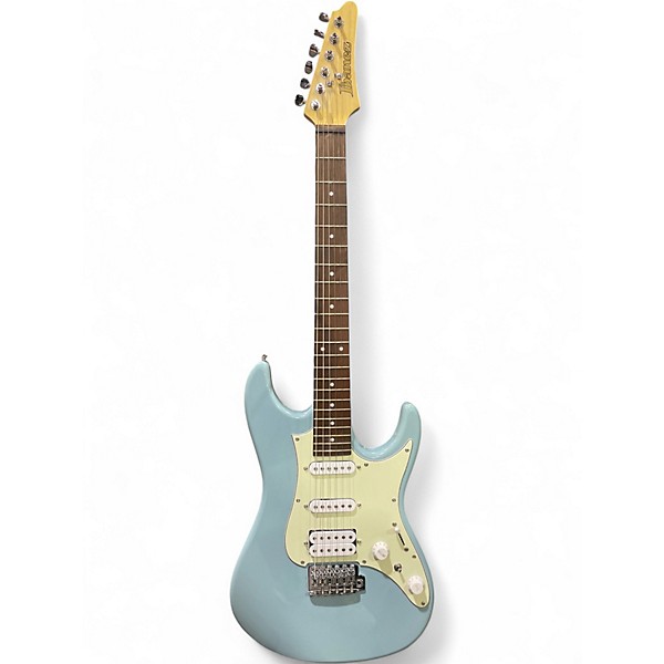 Used Ibanez azes40 Blue Solid Body Electric Guitar