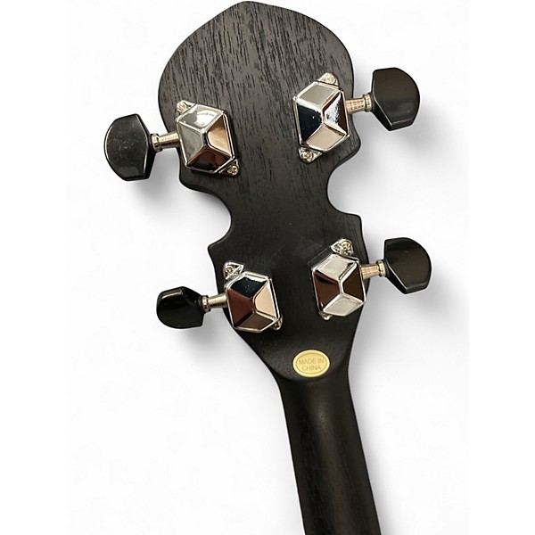 Used Gold Tone AC-4IT Composite 4-String Openback Irish Tenor Black Banjo