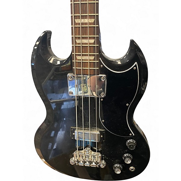Used Gibson SG Bass Black Electric Bass Guitar