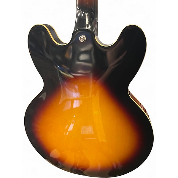 Used Epiphone ES335 2 Color Sunburst Hollow Body Electric Guitar