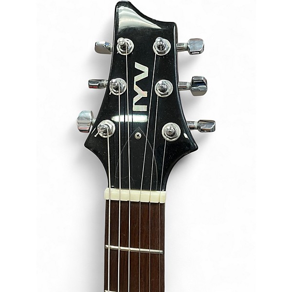Used Iyv IP340 Black Solid Body Electric Guitar