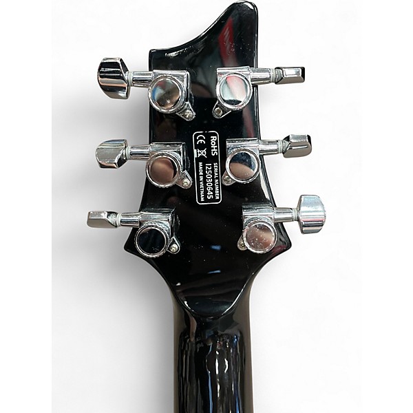 Used Iyv IP340 Black Solid Body Electric Guitar