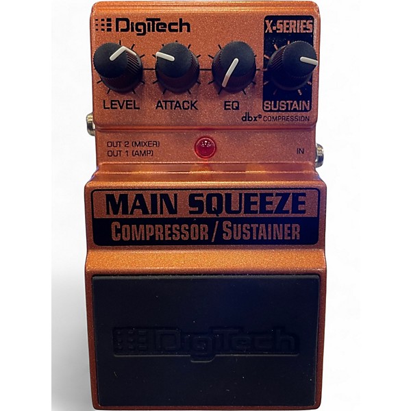 Used DigiTech XMS Main Squeeze Compressor/Sustainer Effect Pedal