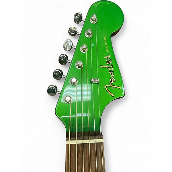 Used Fender Redondo Green Acoustic Electric Guitar
