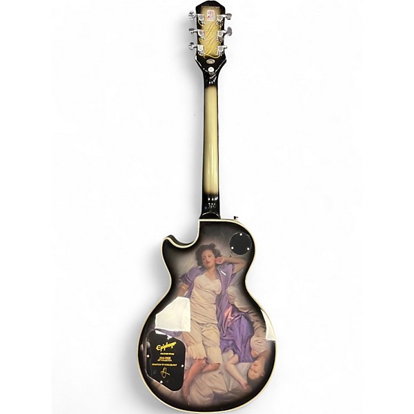 Used Epiphone Adam Jones Signature Art Series Les Paul Custom - Korin Faught’s “Sensation” Red Solid Body Electric Guitar