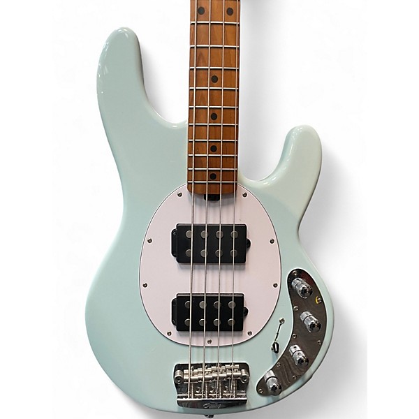 Used Sterling by Music Man stingray roasted neck Daphne Blue Electric Bass Guitar