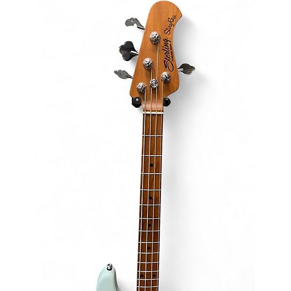 Used Sterling by Music Man stingray roasted neck Daphne Blue Electric Bass Guitar