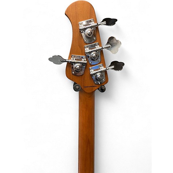 Used Sterling by Music Man stingray roasted neck Daphne Blue Electric Bass Guitar