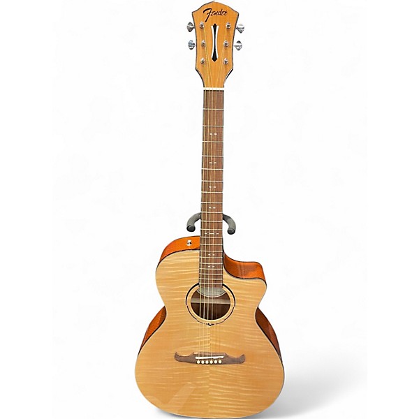 Used Fender FA-345CE Auditorium Natural Acoustic Electric Guitar