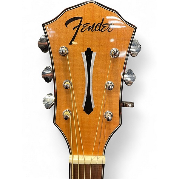 Used Fender FA-345CE Auditorium Natural Acoustic Electric Guitar