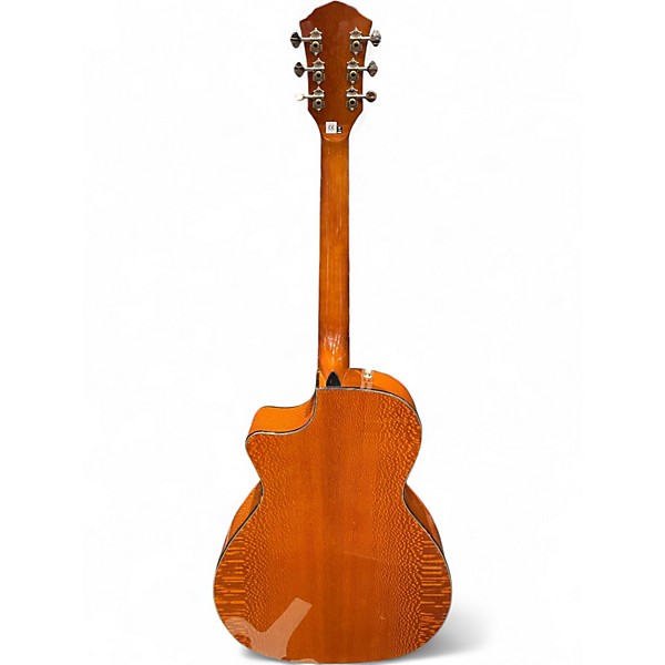Used Fender FA-345CE Auditorium Natural Acoustic Electric Guitar