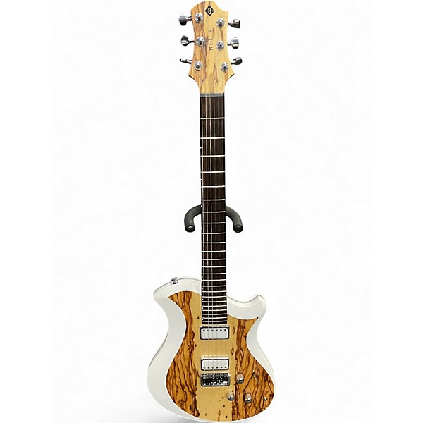 Used Relish Guitars Mary One African Marble White Solid Body Electric Guitar