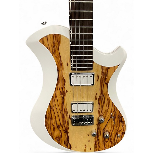 Used Relish Guitars Mary One African Marble White Solid Body Electric Guitar
