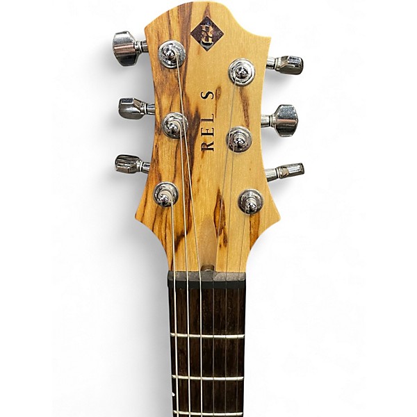Used Relish Guitars Mary One African Marble White Solid Body Electric Guitar