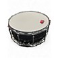 Used Ludwig 14X6.5 LU6514C Universal Brass Black Drum thumbnail