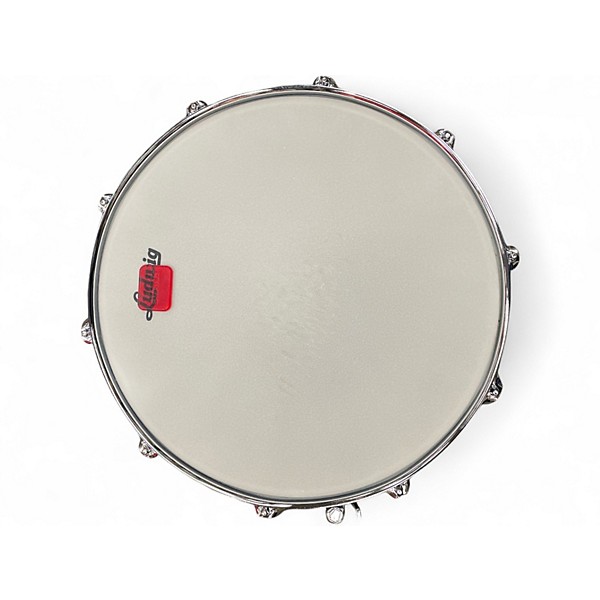 Used Ludwig 14X6.5 LU6514C Universal Brass Black Drum