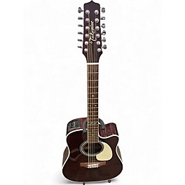 Used Takamine JJ325SRC12 John Jorgenson Signature Maroon 12 String Acoustic Electric Guitar