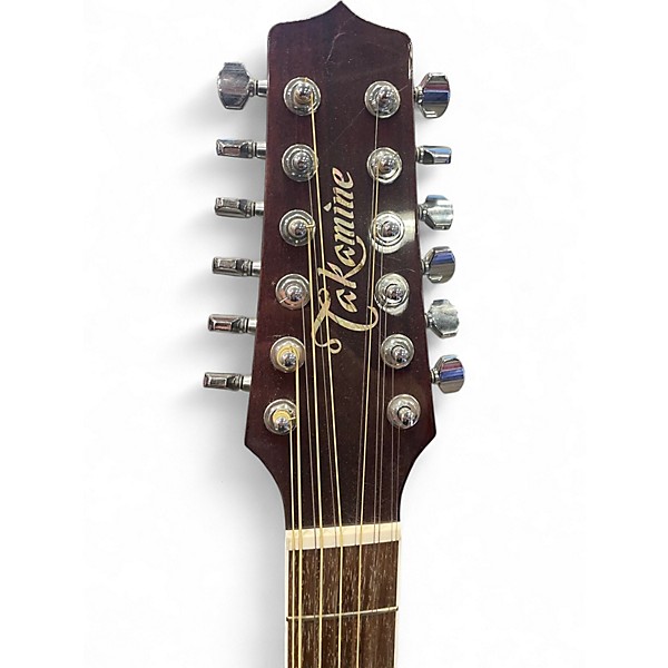 Used Takamine JJ325SRC12 John Jorgenson Signature Maroon 12 String Acoustic Electric Guitar