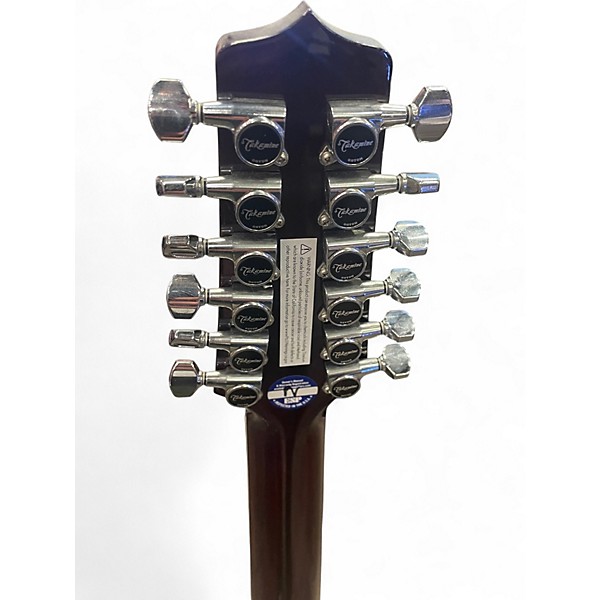 Used Takamine JJ325SRC12 John Jorgenson Signature Maroon 12 String Acoustic Electric Guitar