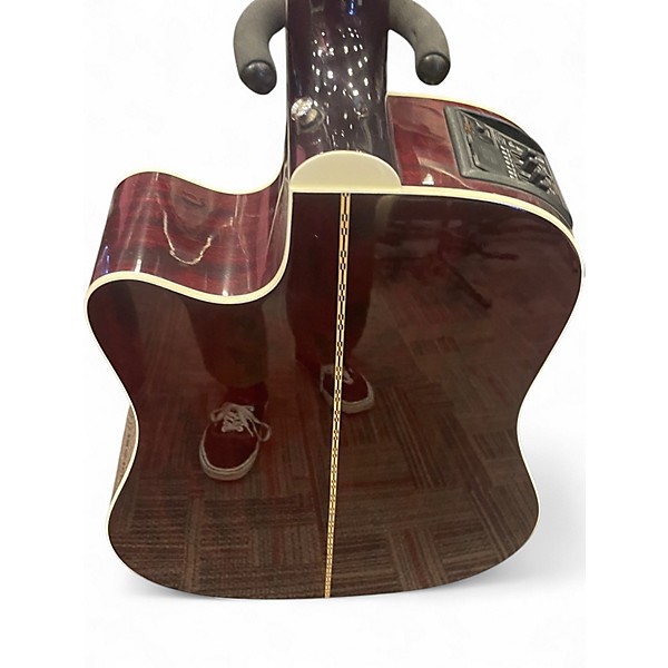 Used Takamine JJ325SRC12 John Jorgenson Signature Maroon 12 String Acoustic Electric Guitar