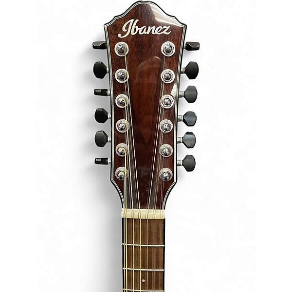 Used Ibanez AEWC4012FM Sunburst 12 String Acoustic Electric Guitar