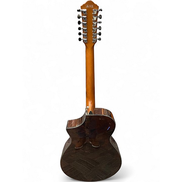 Used Ibanez AEWC4012FM Sunburst 12 String Acoustic Electric Guitar