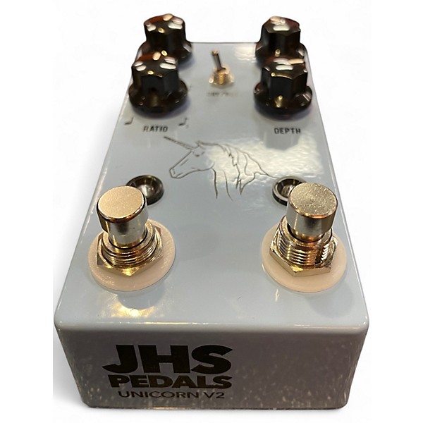 Used JHS Pedals Unicorn Uni-Vibe Photocell Modulator with Tap Tempo Effect Pedal