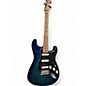 Used Fender Player Stratocaster HSS Plus Top Blue Burst Solid Body Electric Guitar thumbnail