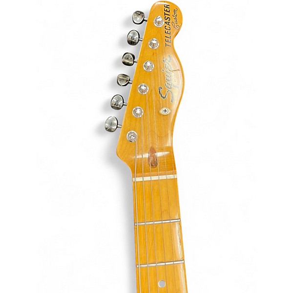 Used Squier Telecaster Custom 2 Color Sunburst Solid Body Electric Guitar