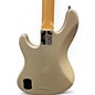 Vintage 1997 Fender Jazz Bass Deluxe Shoreline Gold Electric Bass Guitar