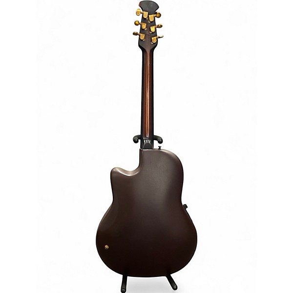 Vintage 1986 Ovation 1867 2 Color Sunburst Acoustic Electric Guitar