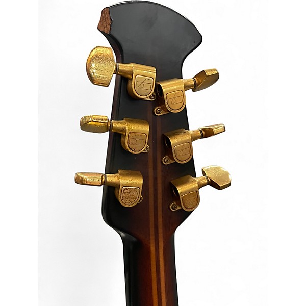 Vintage 1986 Ovation 1867 2 Color Sunburst Acoustic Electric Guitar