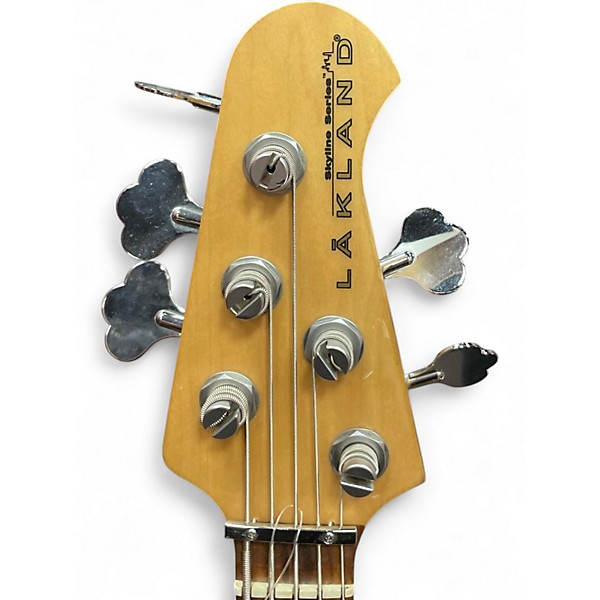 Used Lakland 55-02 Skyline Series 5 String Spalted Maple Electric Bass Guitar