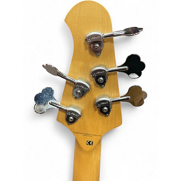 Used Lakland 55-02 Skyline Series 5 String Spalted Maple Electric Bass Guitar
