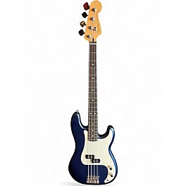Used Fender Limited Edition Player II Precision Bass Rosewood Fingerboard, Moonlight Drive Blue Electric Bass Guitar