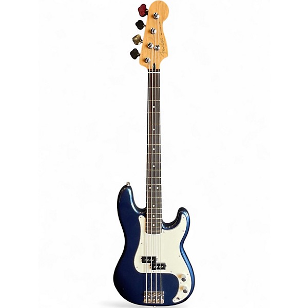 Used Fender Limited Edition Player II Precision Bass Rosewood Fingerboard, Moonlight Drive Blue Electric Bass Guitar