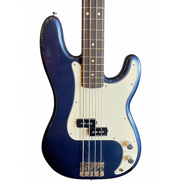 Used Fender Limited Edition Player II Precision Bass Rosewood Fingerboard, Moonlight Drive Blue Electric Bass Guitar