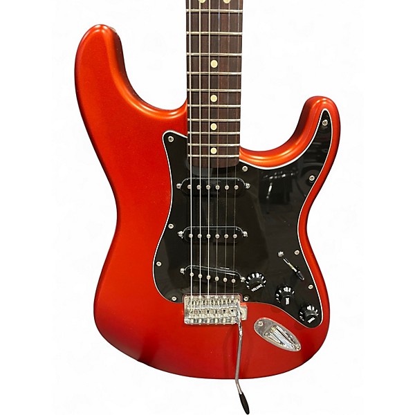 Used Fender 2013 STANDARD STRAT Satin Red Solid Body Electric Guitar