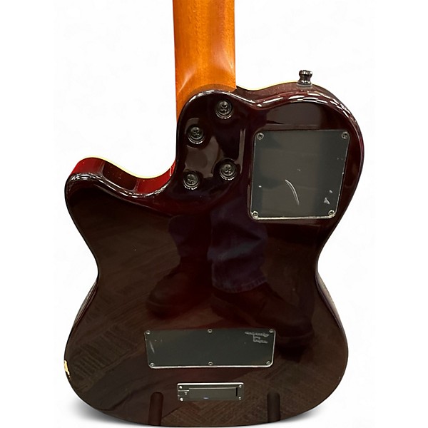 Used Godin A6 Ultra Candy Apple Red Acoustic Electric Guitar