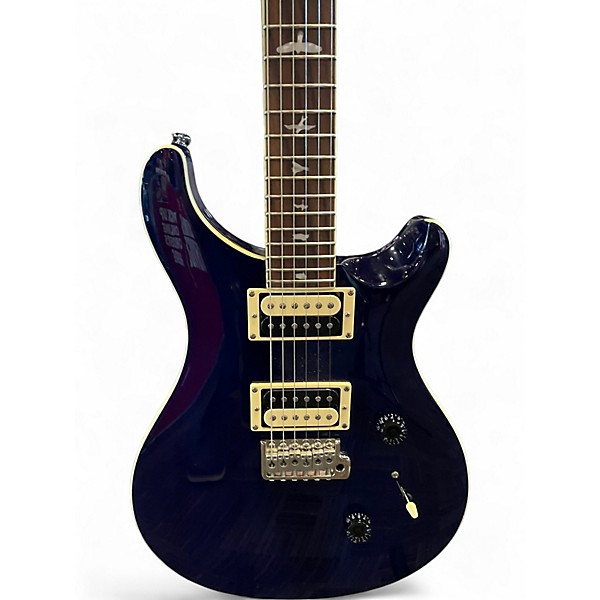 Used PRS SE Custom 24 Blue Solid Body Electric Guitar