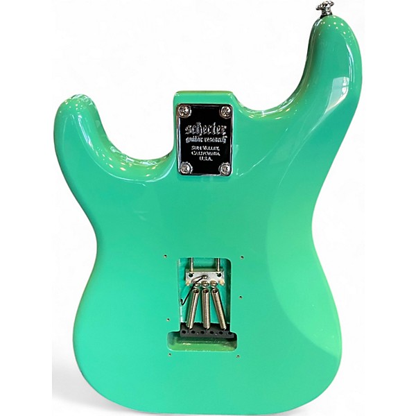 Used Schecter Guitar Research Nick Johnson Signature Seafoam Green Solid Body Electric Guitar
