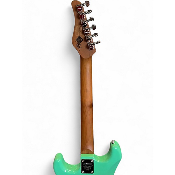 Used Schecter Guitar Research Nick Johnson Signature Seafoam Green Solid Body Electric Guitar