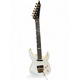 Used ESP LTD Mirage Deluxe 87 Arctic White Solid Body Electric Guitar