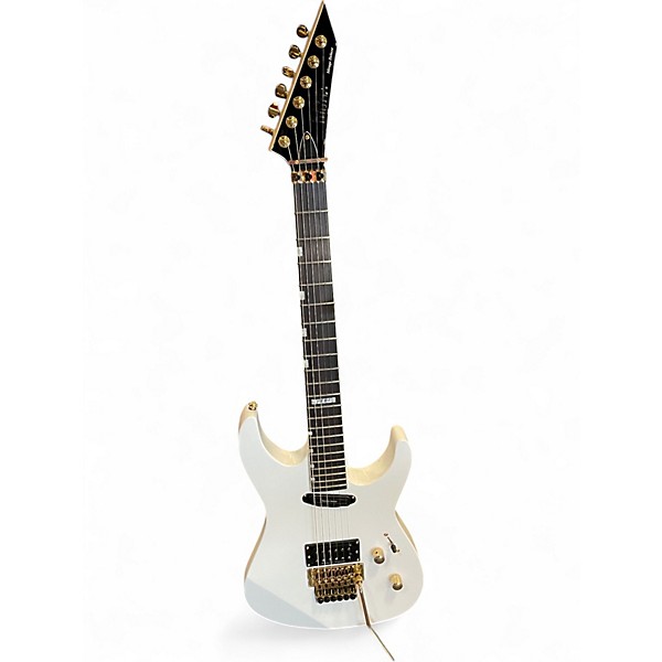 Used ESP LTD Mirage Deluxe 87 Arctic White Solid Body Electric Guitar