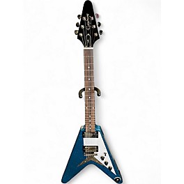 Used Epiphone Flying V Blue Solid Body Electric Guitar