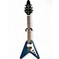Used Epiphone Flying V Blue Solid Body Electric Guitar thumbnail